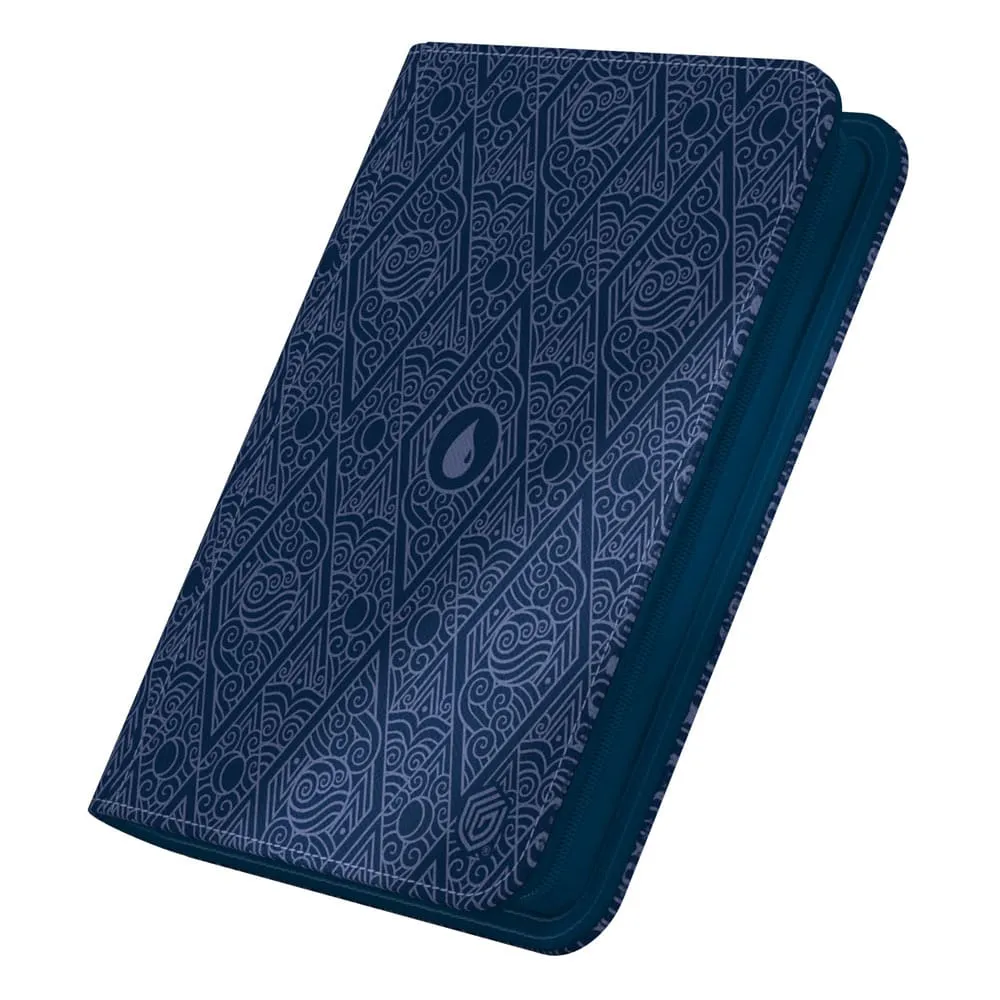Ultimate Guard Zipfolio 8-Pocket Xenoskin (160 double-sleeved cards) Magic: The Gathering | Avatar: The Last Airbender - Blue Mana